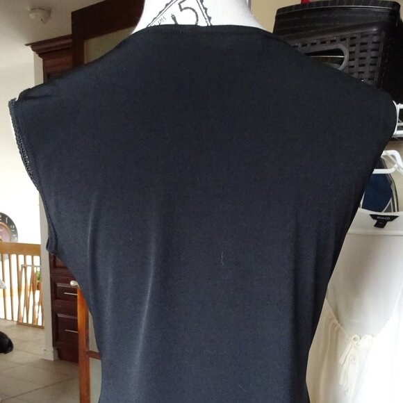 Black Blouse with ruffle - Picture 4 of 7